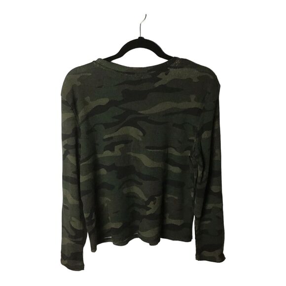 RDI Womens Medium Thermal Top Camouflage Camo Long Sleeve Green Pullover NWOT - Picture 11 of 16